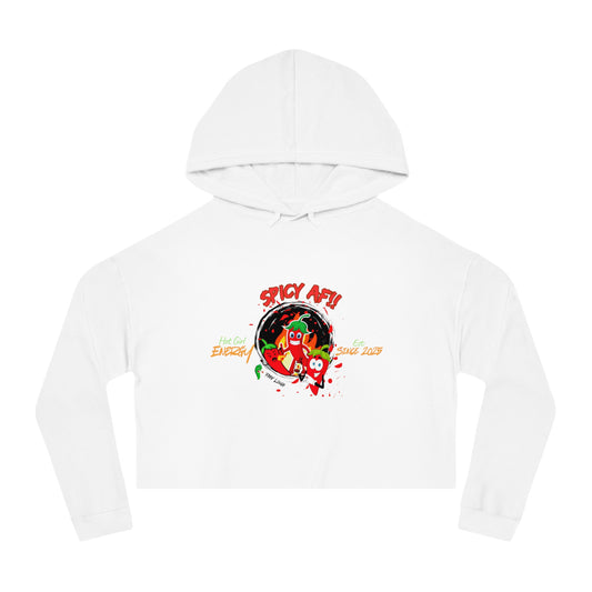 Hot Foodie Crop Hoodie — Women’s Cropped Hooded Sweatshirt