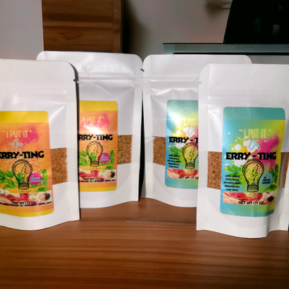 Mild & Spicy 4 pack. (2) of each all-purpose seasoning.