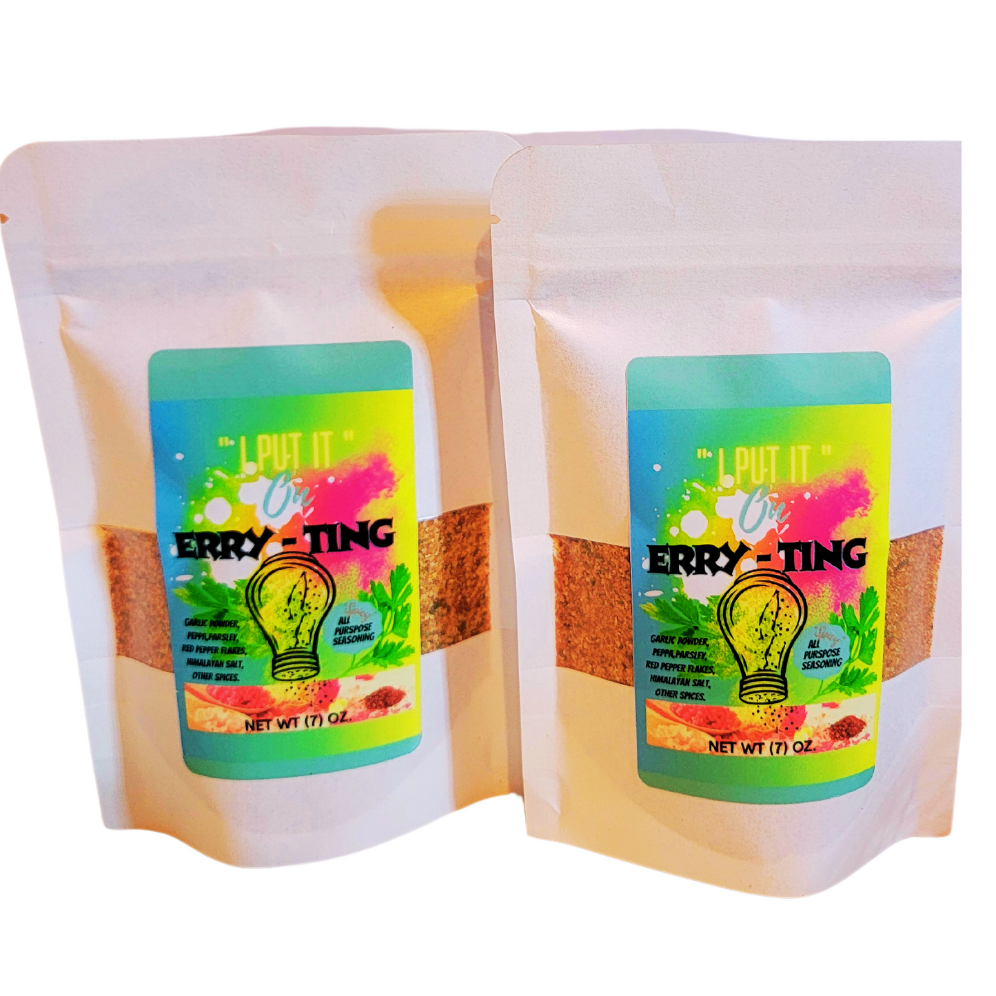 Spicy all-purpose Erry-Ting seasoning.